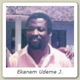 Ekanem Udeme J.