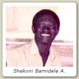 Shekoni Bamidele A.